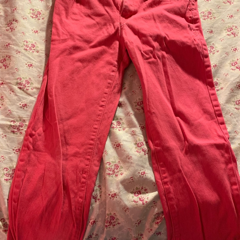 Pink jeans